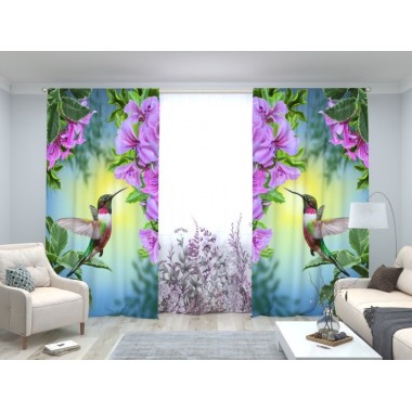 Комплект фотоштор і фототюлей 34