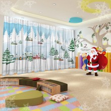 Штори для дитячого садка Зимові 91