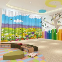 Весняні штори в дитячий садок 117