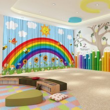 Весняні штори в дитячий садок 92
