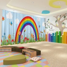 Весняні штори в дитячий садок 91