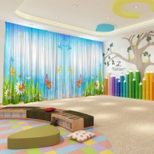 Весняні штори в дитячий садок 48