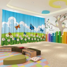 Весняні штори в дитячий садок 5
