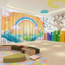 Весняні штори в дитячий садок 103