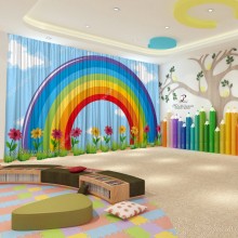 Весняні штори в дитячий садок 99